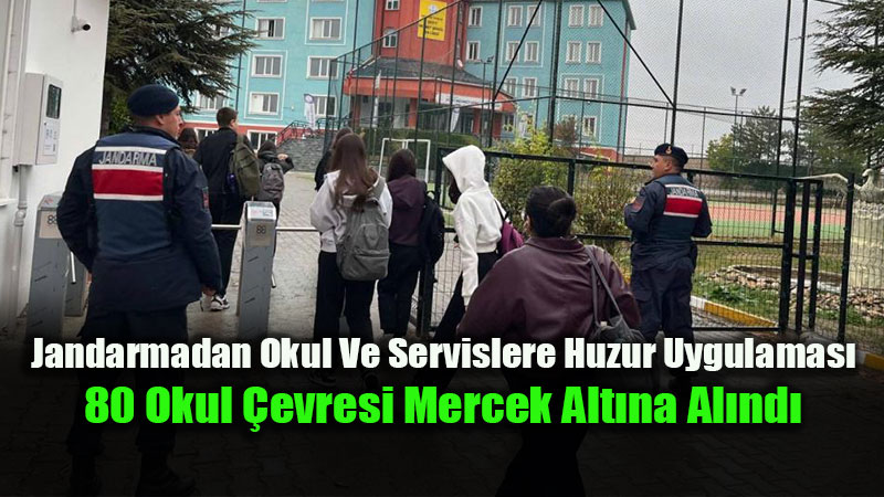 Eski�ehir Jandarmas�ndan Okul �evrelerinde S�k� Denetim: Miniklerin G�venli�i �n Planda