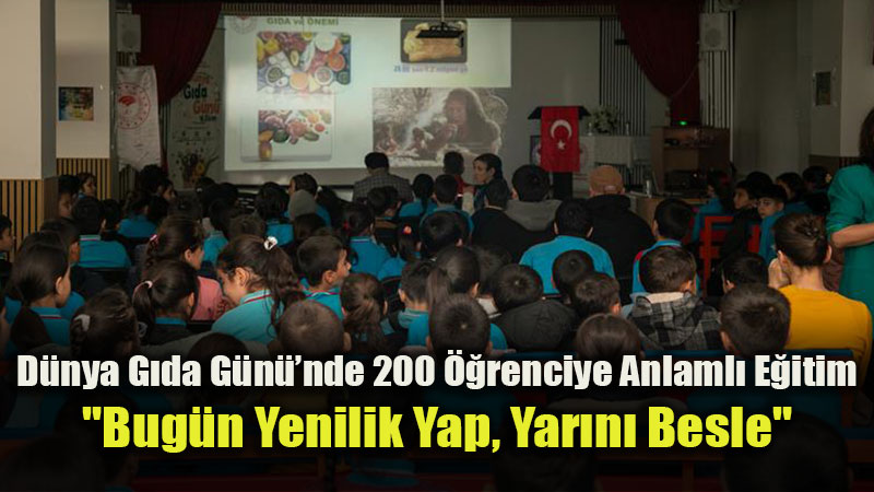 Eski�ehir �l Tar�m Ve Orman M�d�rl����nden Gelece�in Teminat� Miniklere G�da Bilinci!