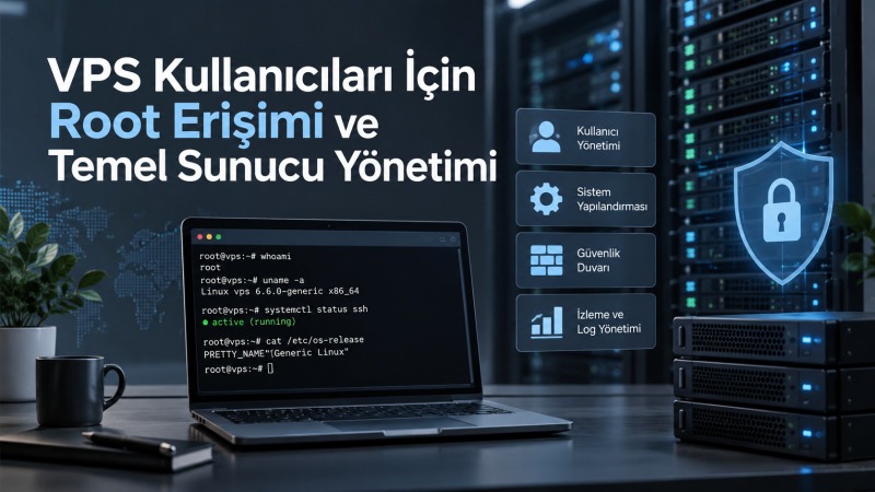 VPS Kullan�c�lar� ��in Root Eri�imi ve Temel Sunucu Y�netimi