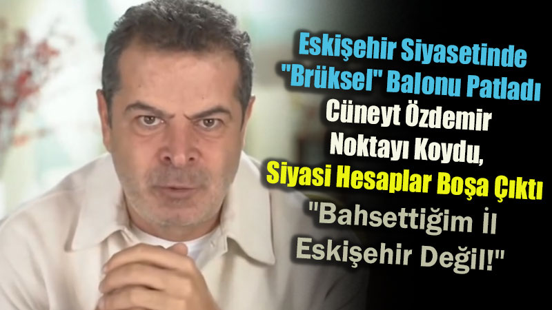 C�neyt �zdemir Noktay� Koydu, Siyasi Hesaplar Bo�a ��kt�