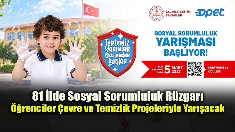 Okul �ncesinden Liseye �evre Bilinci: "Tertemiz Yar�nlar" Yar��mas� Ba�lad�