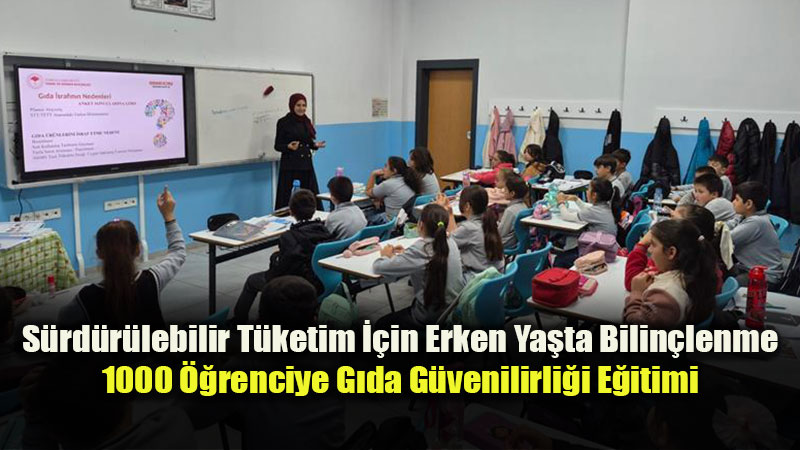 Eski�ehir�de G�da �sraf�na Kar�� 1000 ��renciyle Gelece�e Yat�r�m: "A�a� Ya�ken E�ilir"