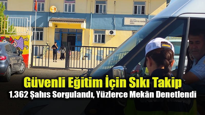 Eski�ehir�de Okul �evrelerinde Huzur N�beti: Polis ve Jandarmadan Dev Denetim