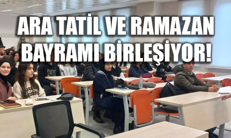 ��rencilere Bayram M�jdesi: Ara Tatil Ve Ramazan Bayram� Birle�iyor!