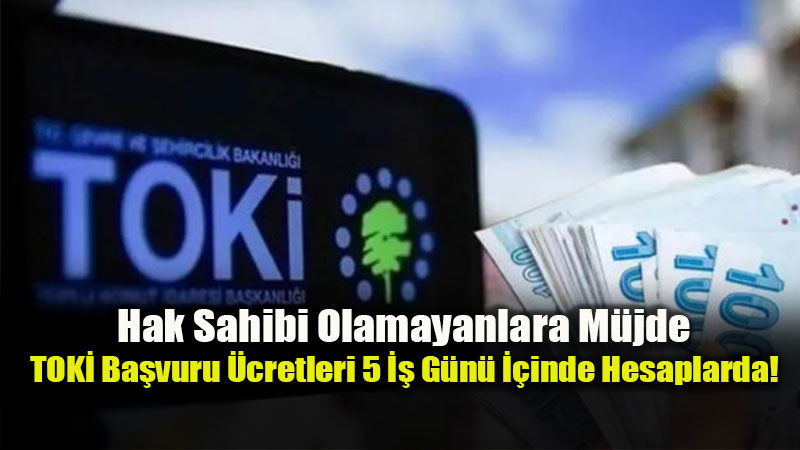 TOK� Sosyal Konut Projesi: Kurada Ad� ��kmayanlar ��in �ade S�reci Netle�ti!