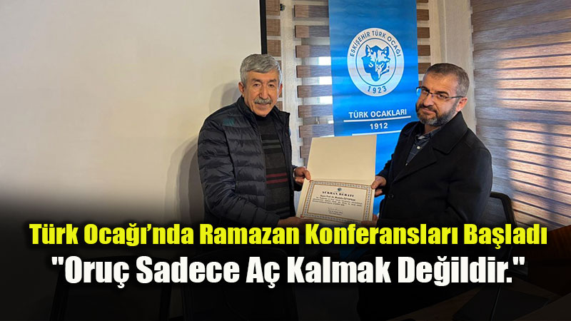 Eski�ehir T�rk Oca���nda Ramazan Sohbetleri: 38 Y�ll�k Gelenek Devam Ediyor