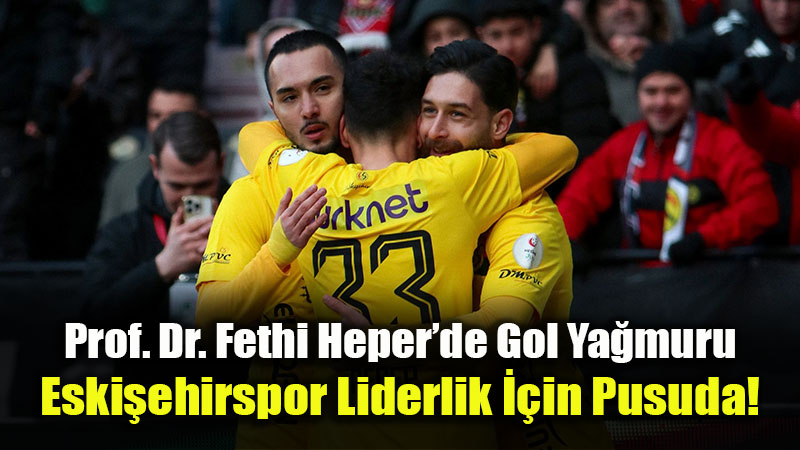 Eski�ehirspor Zirve �nad�n� S�rd�r�yor: Afyonspor Engelini 3-0�la Ge�tik!