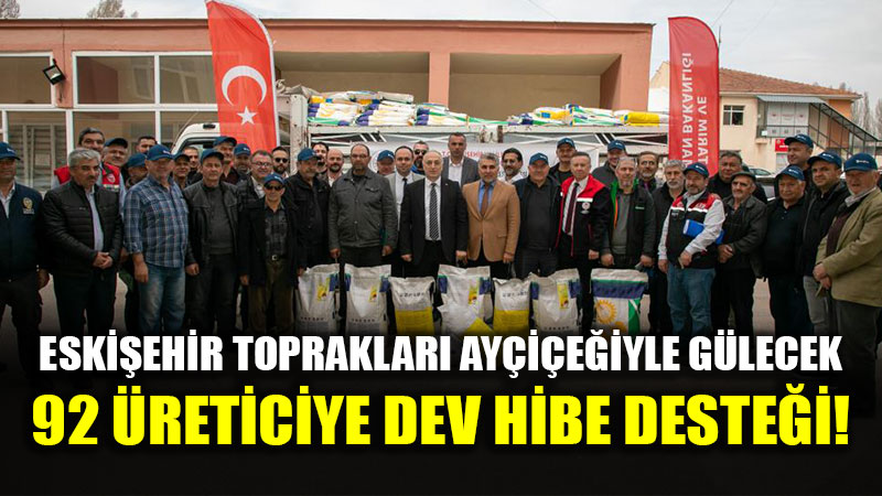 �ift�inin Tohumu Devletten: 9 �l�ede 210 �retici Projeden Faydalan�yor.