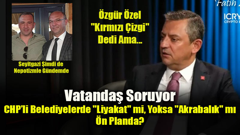 "U�ur Tepe A��klas�n!": Seyitgazi�de Akraba Atamas� �ddialar� Sosyal Medyay� Sallad�!