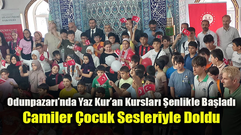 Eski�ehir�de Yaz Kur�an Kurslar� ��in Muhte�em A��l��: �nce E�itim Sonra Oyun Parkuru