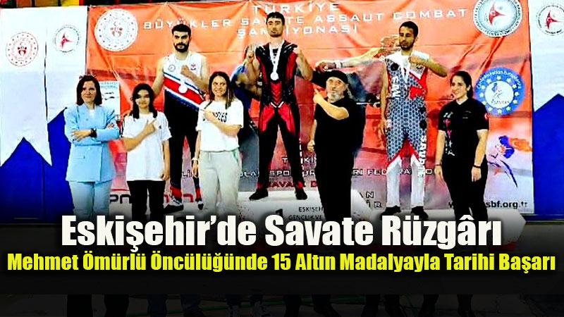 Savate T�rkiye �ampiyonas��nda Eski�ehir Damgas� Ve �m�rl� Ailesi�nin Gururu