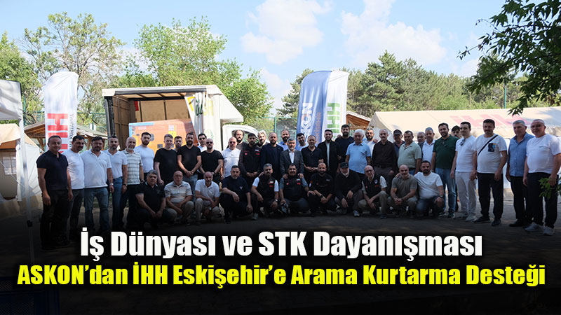 ASKON Eski�ehir�den �HH Arama Kurtarma Ekibine Hayati Destek