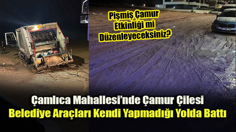 Tevfik Fikret Caddesi�nde Bir Taraf Asfalt, Di�er Taraf �amur Deryas�