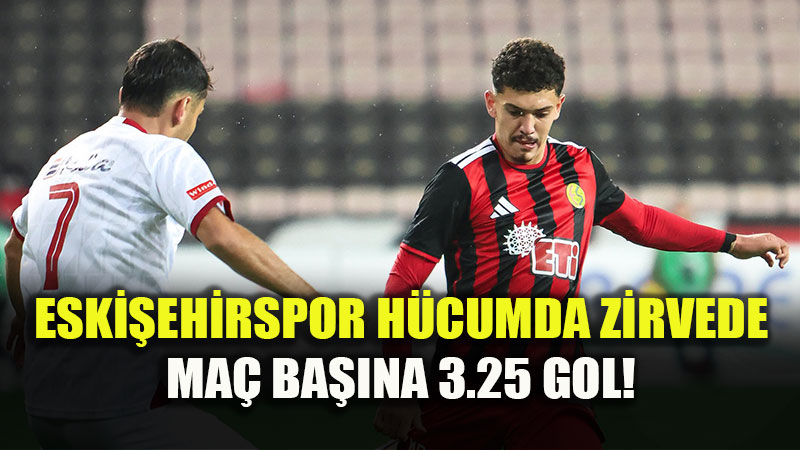 Eski�ehirspor H�cumda F�rt�na Gibi Esiyor: Ma� Ba��na 3.25 Gol!